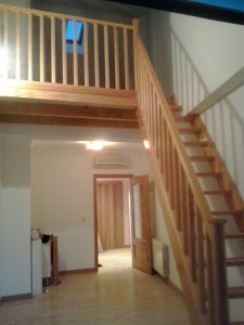 Escalera de madera